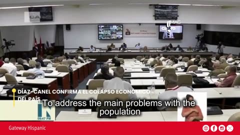 Dictador Díaz-Canel reconoce el colapso económico en Cuba