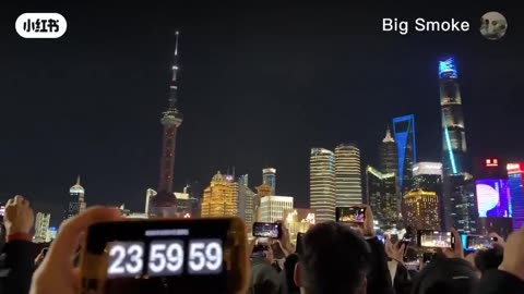 Meanwhile in China: the New Years countdown begins and ends with.... nothing.