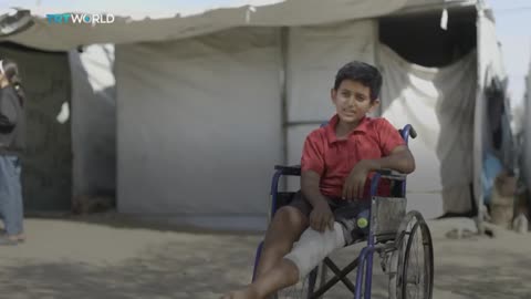 Gaza’s displaced children struggling to survive after war