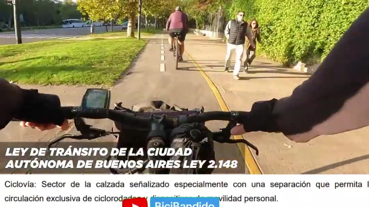 ¡Proba leer la ley de tránsito antes de hablar!