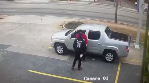 Video shows shootout at Atlanta gas station on Saturday