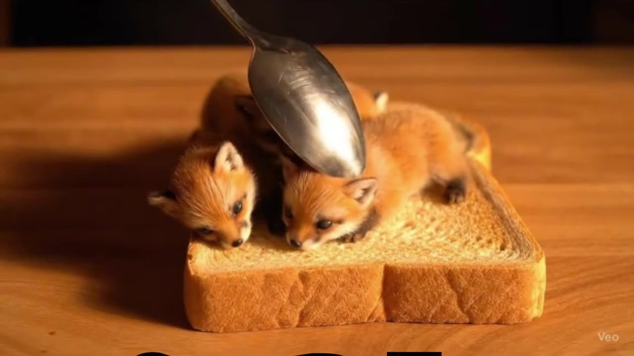 ASMR Toast Spreading Fake Animals! #ai #viral #asmr