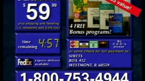 Paid Programming BET September 16, 2001 1230pm-1259pm EDT