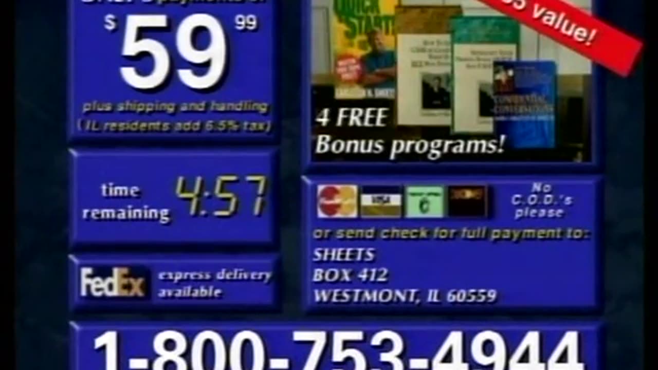 Paid Programming BET September 16, 2001 1230pm-1259pm EDT