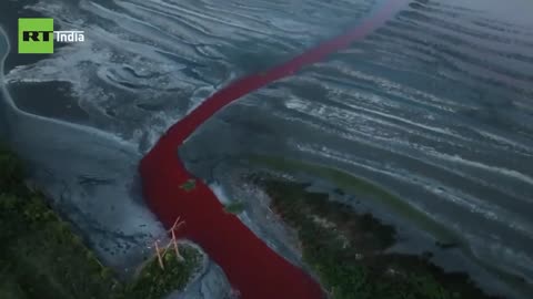 Shadow of Ezra - A river in Argentina has turned bloody red, sparking fear and concern among locals.