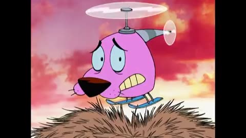 Courage The Cowardly Dog _ Helicopter Dog _ Cartoon Network