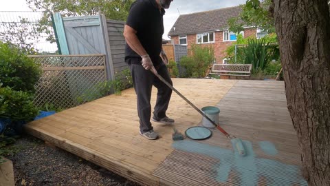 Painting Decking Boards