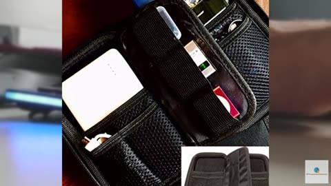 Mogix Electronics Cord Case - Hard EVA Shell Weatherproof - Best for Small Acces
