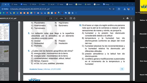 VONEX SEMIANUAL 2025 | Semana 07 | Geografía