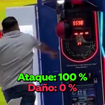 Este hombre solo quería mostrar sus habilidades de boxeador