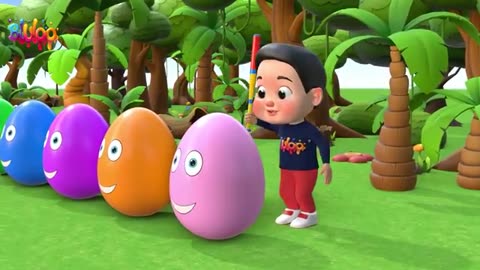 Viral: Surprise Eggs Kids Song | BluLoo Nursery Rhymes & Kids Songs