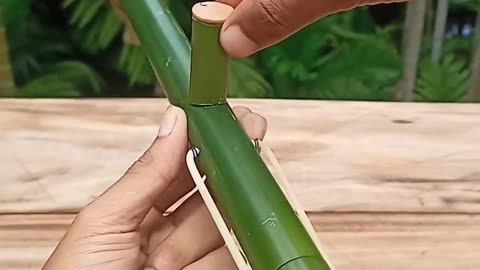 Bamboo slingshot