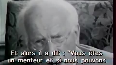 Carl Gustav JUNG ★ Sa Dernière Interview (Sous-Titrée En Français) Face To Face 1959