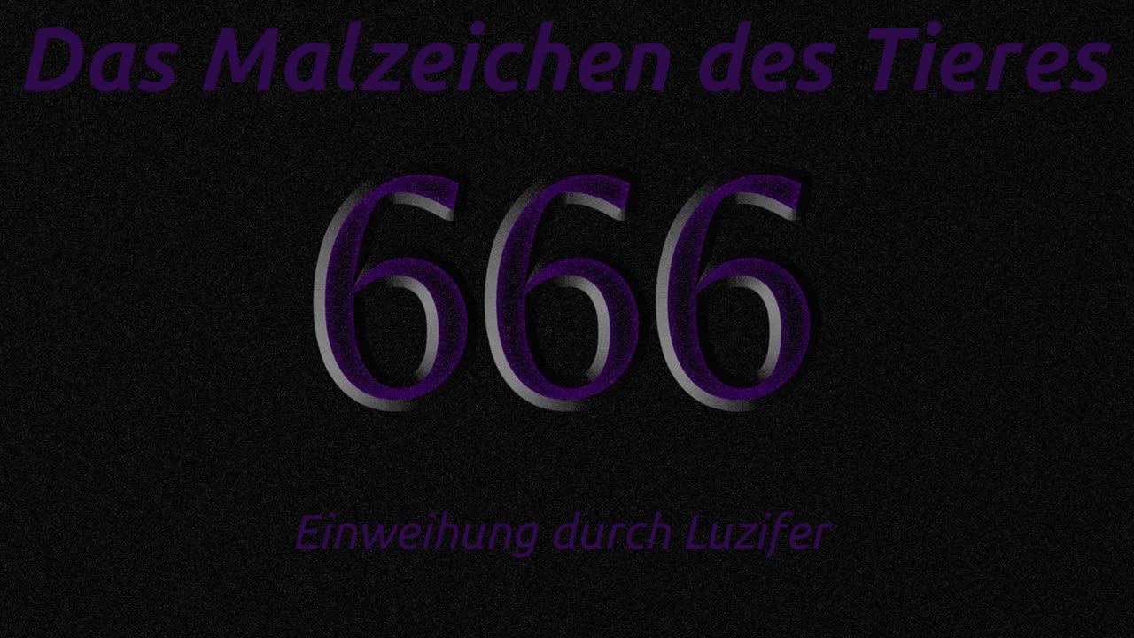 Das Malzeichen des Tieres - Einweihung durch Luzifer