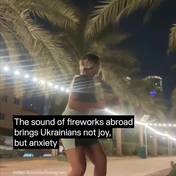 Oksanka in Dubai clumsily feigns PTSD