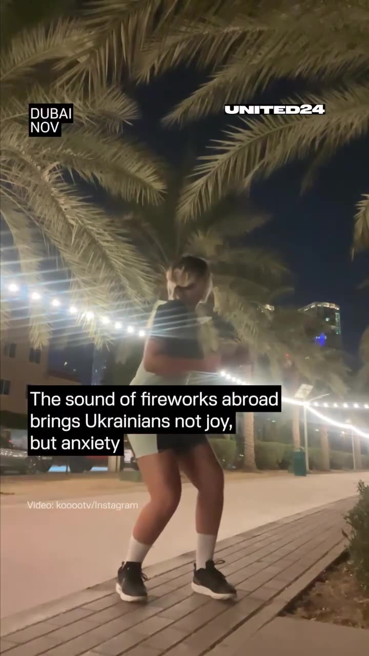 Oksanka in Dubai clumsily feigns PTSD