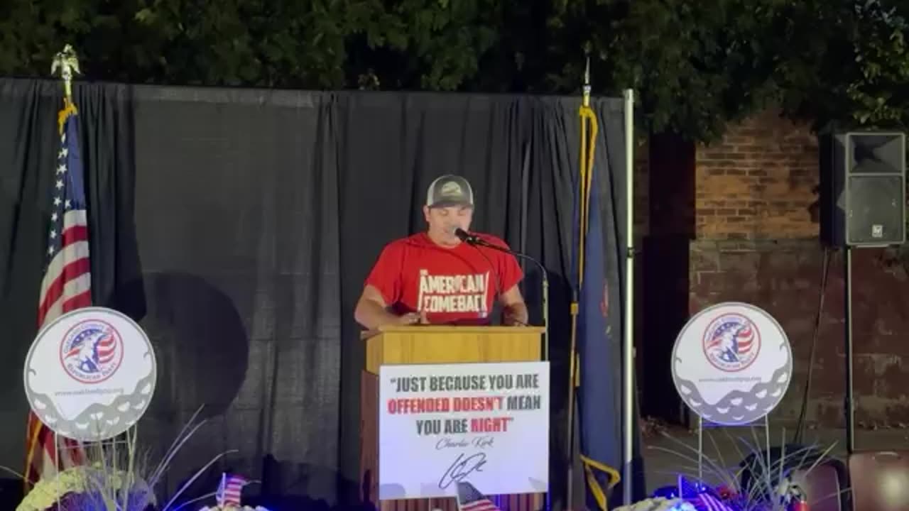 LIVE: Evening Vigil on National Day of Remembrance for Charlie Kirk in Bloomfield Township, Michigan