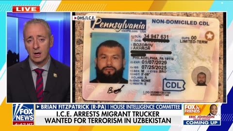 I.C.E arrests migrant trucker wanted for terrorism in Uzbekistan