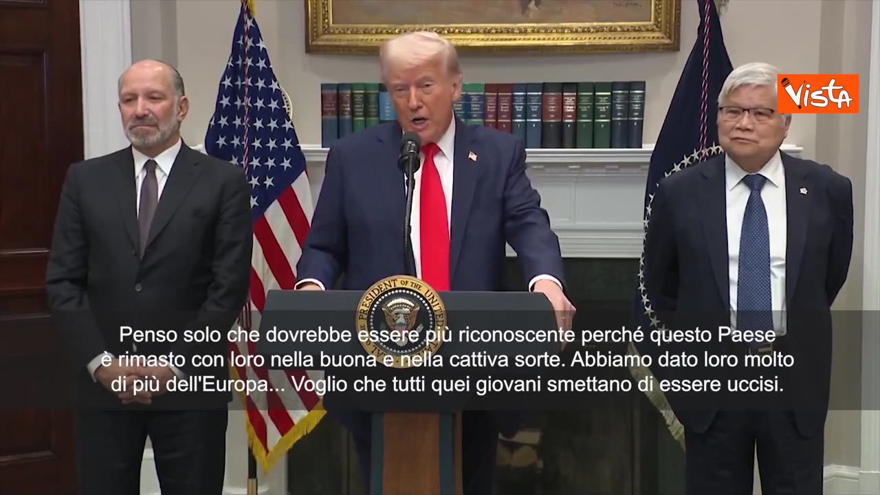 NOTIZIE DAL MONDO Trump; 'Zelensky non vuole la pace, non sopporteremo a lungo'.Così Trump sulle parole di Zelensky, che ha dichiarato che la guerra contro la Russia durerà ancora a lungo