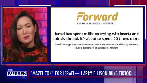 Mazel Tok For Israel - IDF Larry Ellison Buys TikTok