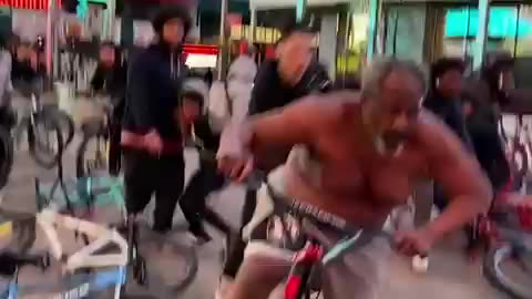 Bicycle Bandit! This Homeless Man's Bike Ride is Unforgettable!