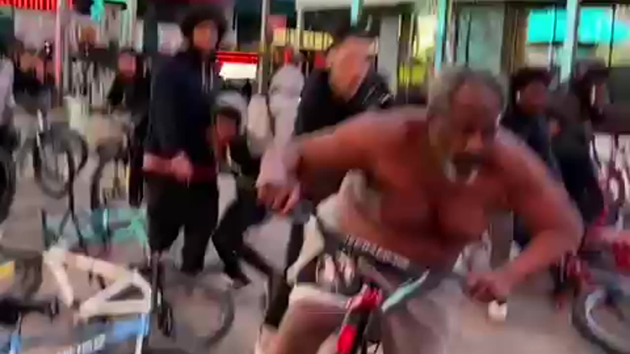 Bicycle Bandit! This Homeless Man's Bike Ride is Unforgettable!