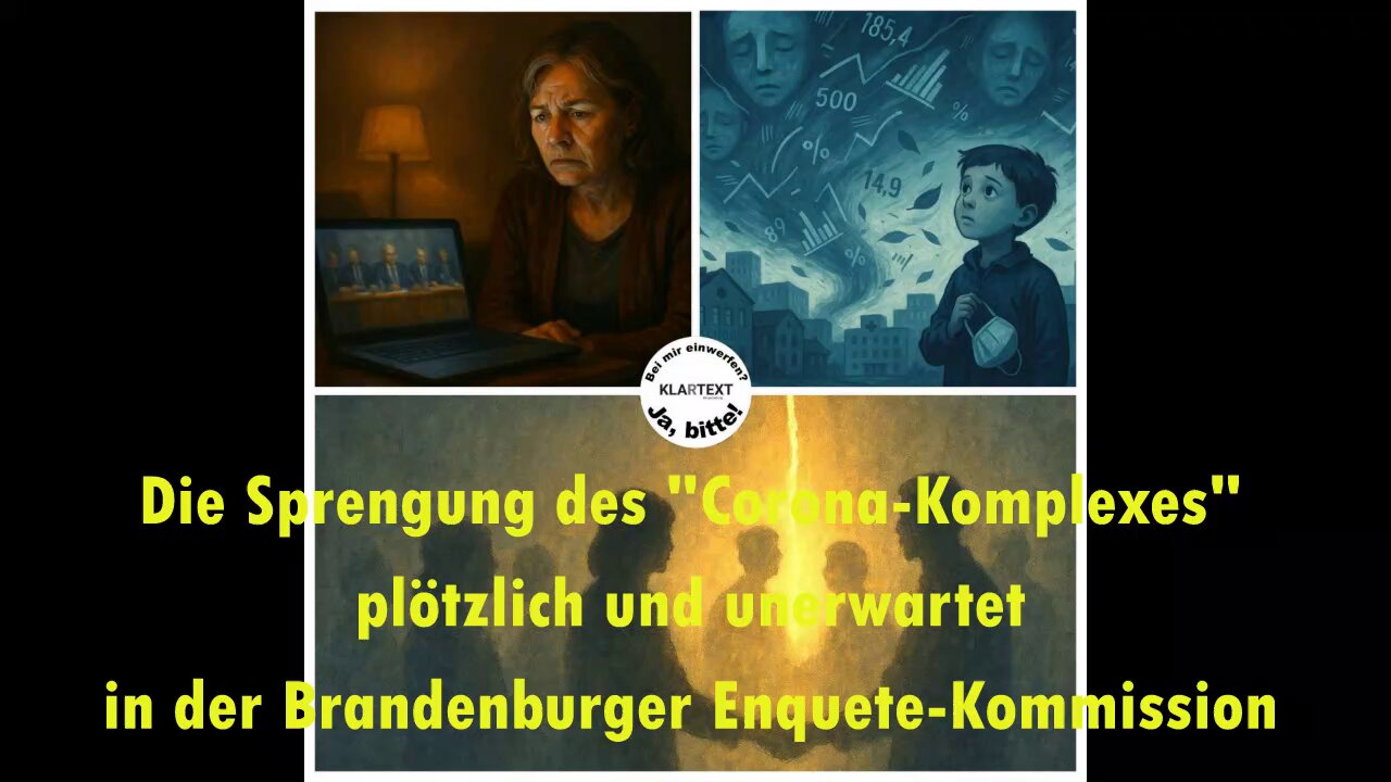 „Endlich reden sie“ - Experten des Corona-Komplex ziehen in Brandenburg blank! (Re-Upload)