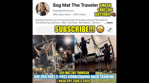 Day 998 Part-2 Back Training