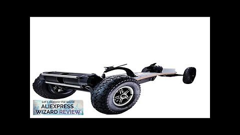 All-terrain off-road electric skateboard four-wheeled vehicle shock absorption high-speed Review