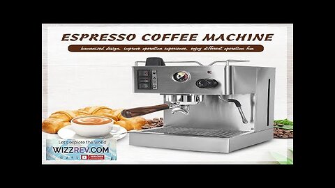 ITOP 9~15 Bar Espresso Coffee Maker Machine 58mm Portafilter Semi-automatic Espresso Coffee Review