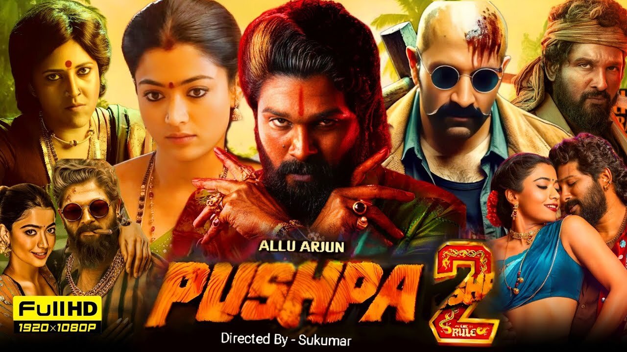 Pushpa 2 Full Movie Hindi Dubbed | Allu Arjun | Rashmika | Anasuya | Sreeleela | Review & Facts