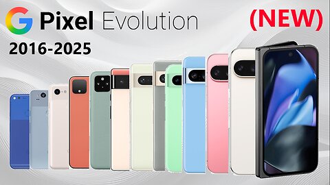 Evolution of Google Pixel (2025)