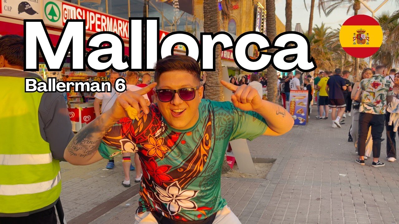 MALLORCA BALLERMAN 6 Party 🎉 Virtual Walking Tour | SPAIN | 4K