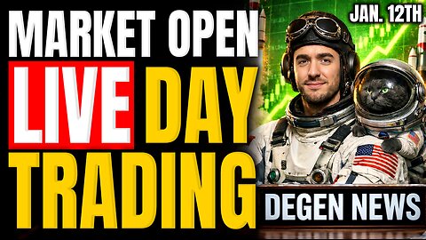 LIVE DAY TRADING: Powell vs Trump, Earning Season & The Week Ahead