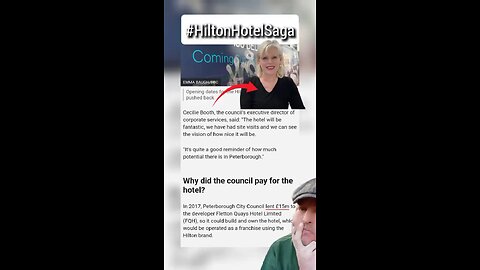 "The hotel 🏨 will be fantastic ..." says finance lady who's leaving!