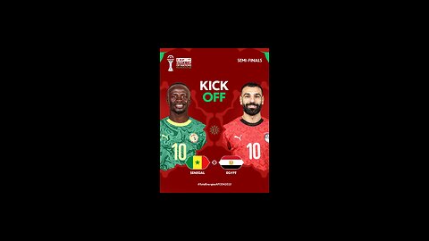 SENEGAL VS EGYPT : 2025 CAF AFRICA CUP OF NATIONS SEMI-FINAL MATCH LIVE WATCH-ALONG