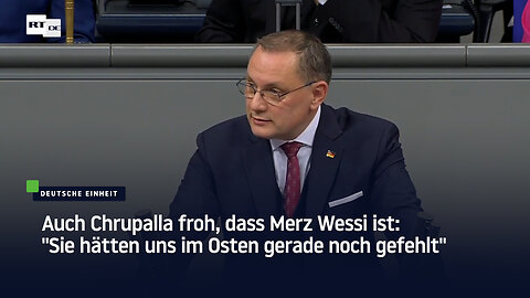 Auch Chrupalla froh, dass Merz Wessi ist: "Sie hätten uns im Osten gerade noch gefehlt"
