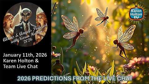 Aliens & Angels Live Podcast, January 11th, 2026 – 2026 PREDICTIONS FROM THE LIVE CHAT