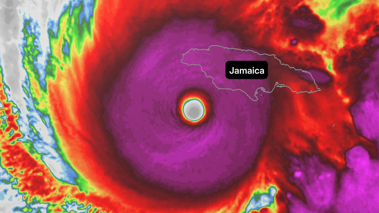 BREAKING: Hurricane Melissa's winds have increased to 180 mph