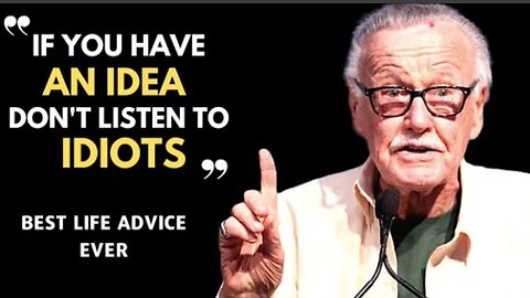 Best Advice For Life || Stan Lee Motivational Speech ||