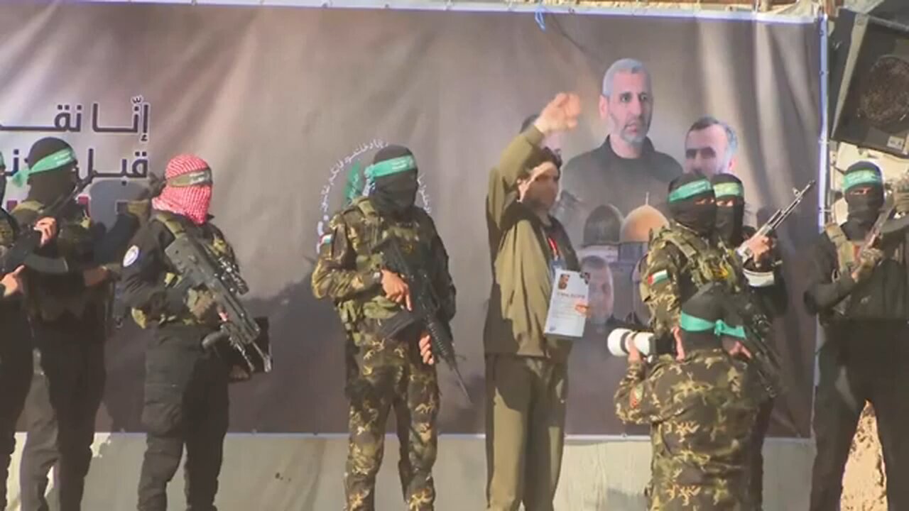 Hamas release two more Israeli hostages under Gaza ceasefire deal.