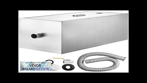 VEVOR 8 LB Commercial Grease Trap 6 GPM Commercial Grease Interceptor Stainless Review