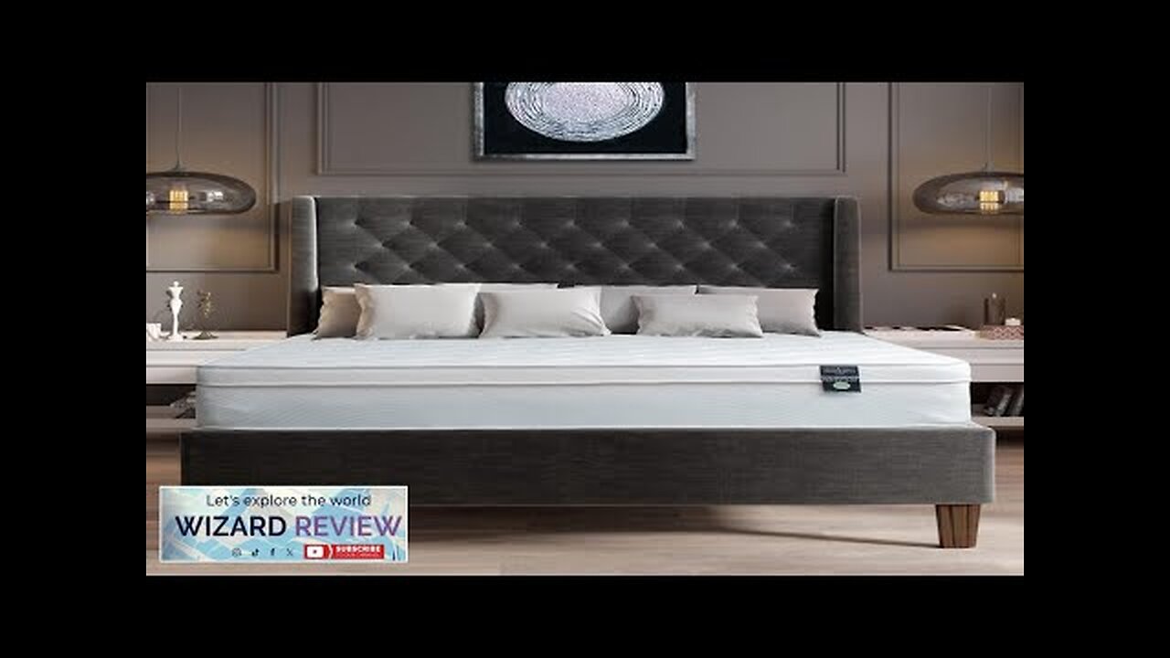 King Size Mattress- 10 Inch Hybrid King Mattress with High Density Review