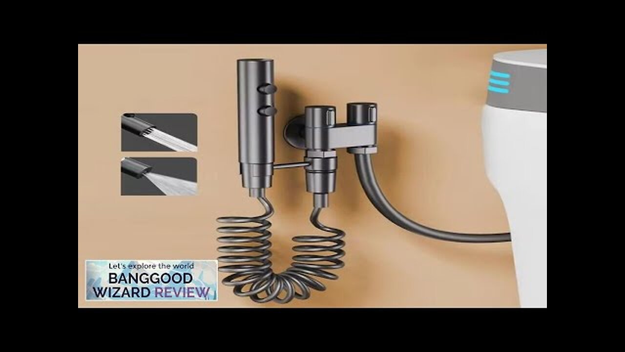 Stainless Steel Toilet Spray Gun Set with Adjustable Modes Spring-Loaded Hose Review