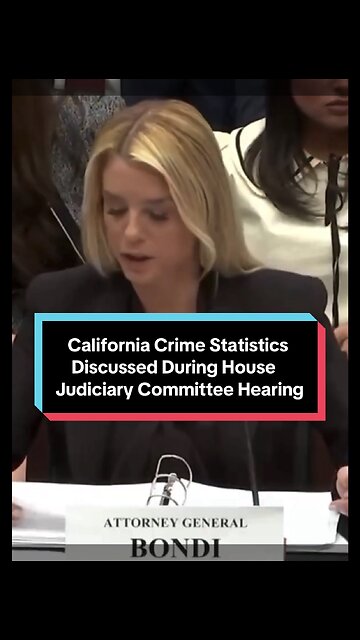 California Crime Statistics Discussed During House Judiciary Committee Hearing