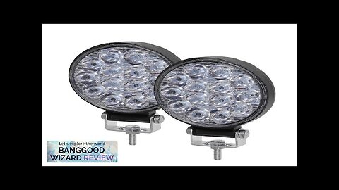 Pair 12-32V 42W LED Work Light Bar Spot Lights Driving Lamp Review