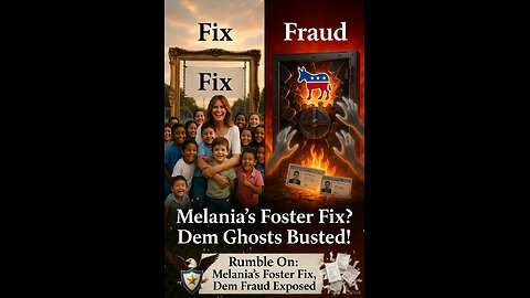 Rumble On: Melania's Foster Fix, Dem Fraud Exposed - Ep. 289, 11/15/25