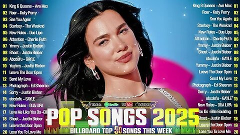 Dua Lipa, Adele, Maroon 5, Rihanna, The Weeknd - Pop music 2025*ROAD 100 SUBS*