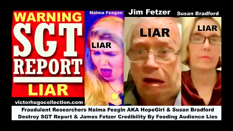 BUSTED HopeGirl Susan Bradford Destroy SGT Report James Fetzer Credibility By Feeding Audience Lies