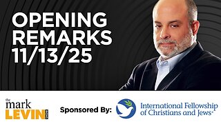 Mark's Opening Remarks - 11/13/25